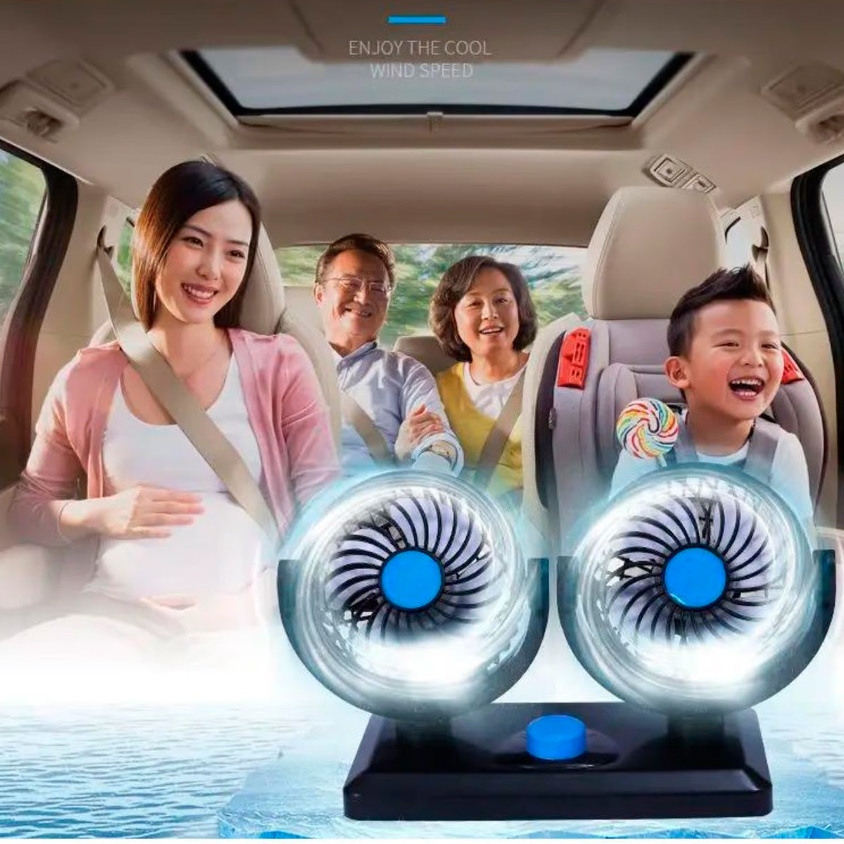 Ventilador 360 para Coche