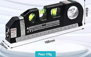 Nivel Laser Multifuncional de Alta Calidad con Cinta Metrica